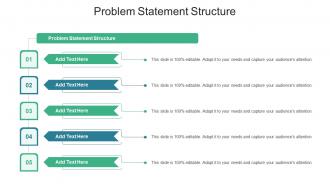 Problem Statement Structure In Powerpoint And Google Slides Cpb