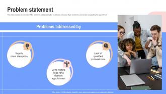 Problem Statement The Pill Club Pre Seed Round Investor Funding Elevator Pitch Deck