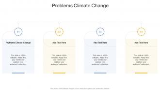 Problems Climate Change In Powerpoint And Google Slides Cpb