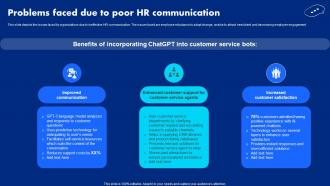 Problems Faced Due To Poor Hr Communication Chatgpt Open Ai Powered Technology ChatGPT SS V
