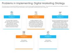 Problems in implementing digital marketing strategy online marketing strategies improve conversion rate
