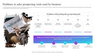 Problems In Sales Prospecting Tools Used By Business Process Improvement Plan