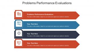 Problems performance evaluations ppt powerpoint presentation professional icons cpb