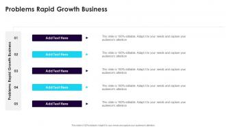 Problems Rapid Growth Business In Powerpoint And Google Slides Cpb