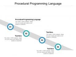 Procedural programming language ppt powerpoint presentation show portrait cpb