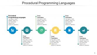 Procedural Programming Languages Ppt Powerpoint Presentation Ideas Slide Download Cpb