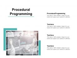 Procedural programming ppt powerpoint presentation gallery files cpb