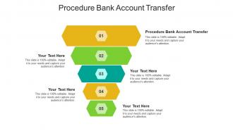 Procedure bank account transfer ppt powerpoint presentation pictures icon cpb