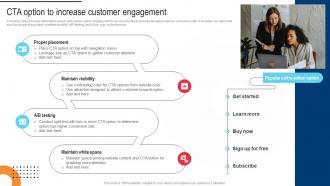Procedure For Successful Cta Option To Increase Customer Engagement