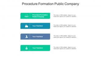 Procedure formation public company ppt powerpoint presentation slides designs download cpb