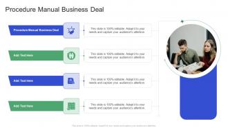 Procedure Manual Business Deal In Powerpoint And Google Slides Cpb