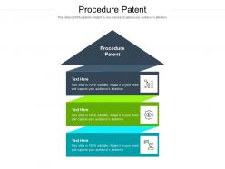 Procedure patent ppt powerpoint presentation outline influencers cpb