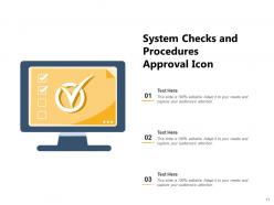 Procedures Icon Gear Procedures Document Approval Strategies Development