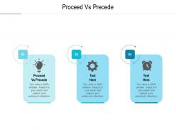 Proceed vs precede ppt powerpoint presentation summary example topics cpb