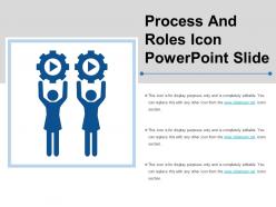 Process And Roles Icon Powerpoint Slide