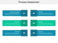Process assessment ppt powerpoint presentation summary infographics cpb