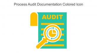 Process Audit Documentation Colored Icon In Powerpoint Pptx Png And Editable Eps Format
