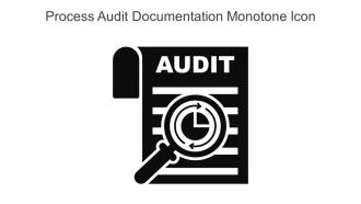 Process Audit Documentation Monotone Icon In Powerpoint Pptx Png And Editable Eps Format