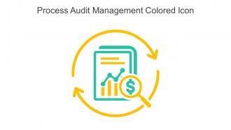 Process Audit Management Colored Icon In Powerpoint Pptx Png And Editable Eps Format