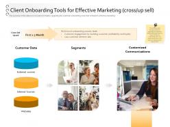 Process automation client onboarding tools for effective marketing cross up sell ppt model
