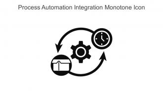Process Automation Integration Monotone Icon In Powerpoint Pptx Png And Editable Eps Format
