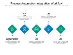 Process automation integration workflow ppt powerpoint presentation layouts maker cpb
