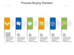 Process buying decision ppt powerpoint presentation icon example topics cpb