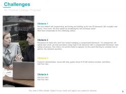 Process change proposal powerpoint presentation slides