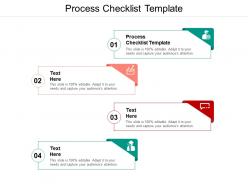 Process checklist template ppt powerpoint presentation show smartart cpb