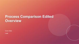 Process Comparison Edited Overview PPT Presentation ACP