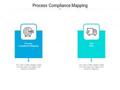 Process compliance mapping ppt powerpoint presentation outline inspiration cpb
