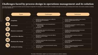 Process Design In Operation Management Powerpoint Ppt Template Bundles Multipurpose Informative