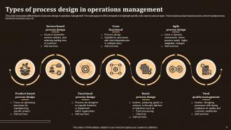 Process Design In Operation Management Powerpoint Ppt Template Bundles Graphical Informative