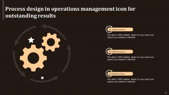 Process Design In Operation Management Powerpoint Ppt Template Bundles Images Analytical