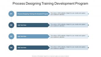 Process Designing Training Development Program In Powerpoint And Google Slides Cpb