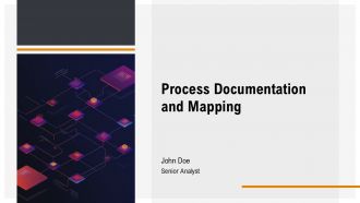 Process Documentation And Mapping PPT Template AT