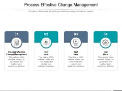 Process effective change management ppt powerpoint presentation professional guidelines cpb