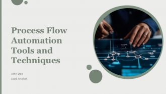 Process Flow Automation Tools And Techniques PPT Template AT