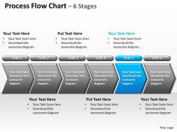 Process flow chart 6 stages 70