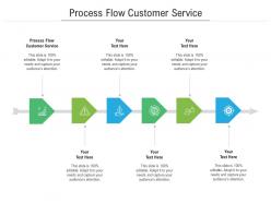 Process flow customer service ppt powerpoint presentation outline example cpb