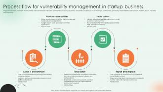 Process Flow For Vulnerability Management In Startup Business