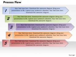 Process Flow PowerPoint Template Slide