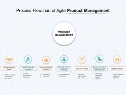 Process flowchart of agile product management
