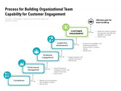 Process for building organizational team capability for customer engagement
