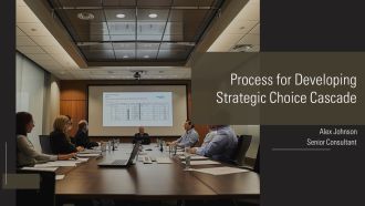 Process For Developing Strategic Choice Cascade PPT Sample AT