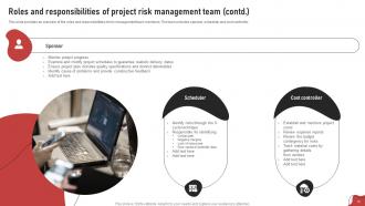 Process For Project Risk Management Powerpoint Presentation Slides Content Ready Customizable