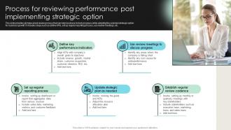Process For Reviewing Performance Post Detailed Strategic Analysis For Better Organizational Strategy SS V