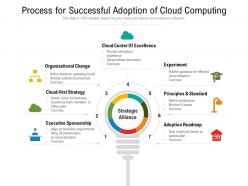 Process for successful adoption of cloud computing