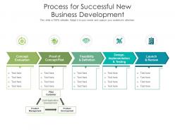 Process for successful new business development