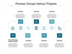 Process groups various projects ppt powerpoint presentation icon example topics cpb